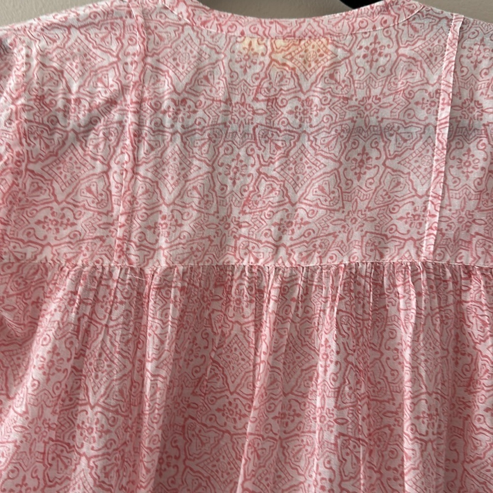 Roller Rabbit Tunic Top Swim Coverup XXS Resortwear Preppy Country Club Boho - Picture 7 of 10